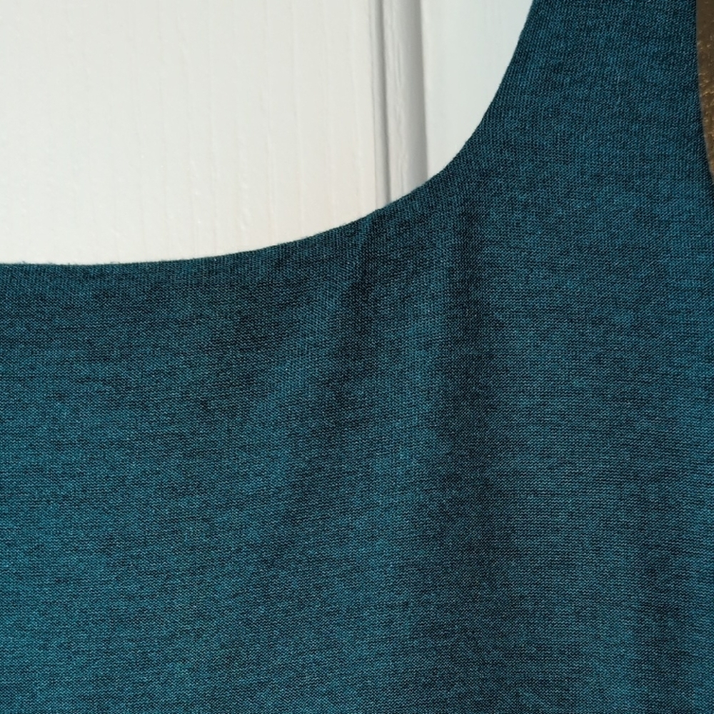 Teal Sleeveless Dress - Picture 9 of 10